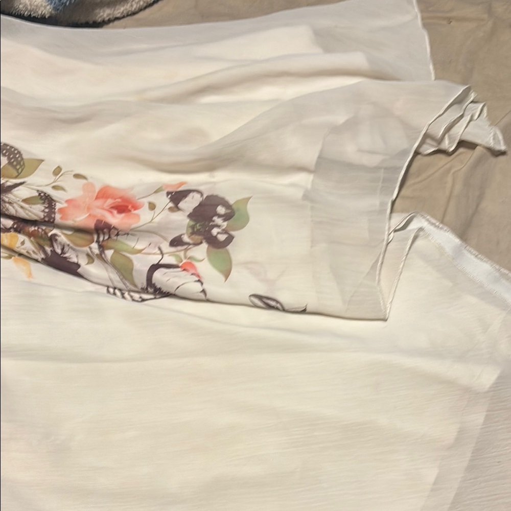 Maurices White and Brown Butterfly Dress - Picture 2 of 3